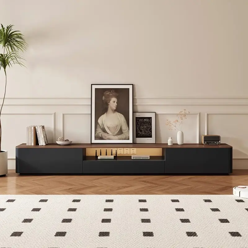 Living Room Wooden Tv Stand Modern Drawers Design Universal Home Tv Console Cabinet Nordic Floor Meuble De Television Furniture