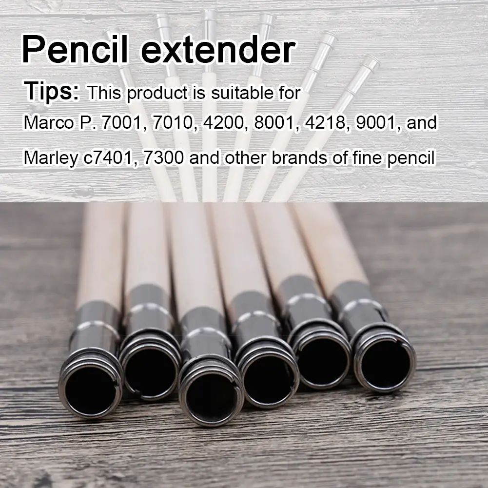 Pencil Extender Holder Adjustable Art Write Tool Extender Practical Exquisite Portable Wood Single Head for Sketch School Office