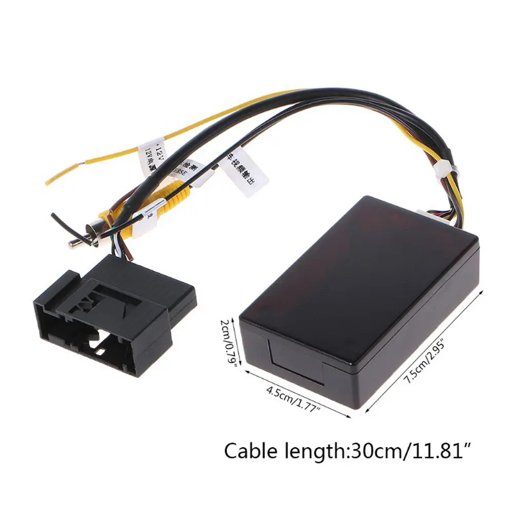 12V Backup Camera Decoder RGB To AV Backup Camera Converter Reversing Camera Signal Converter for VW RCD510 RNS510 RNS315