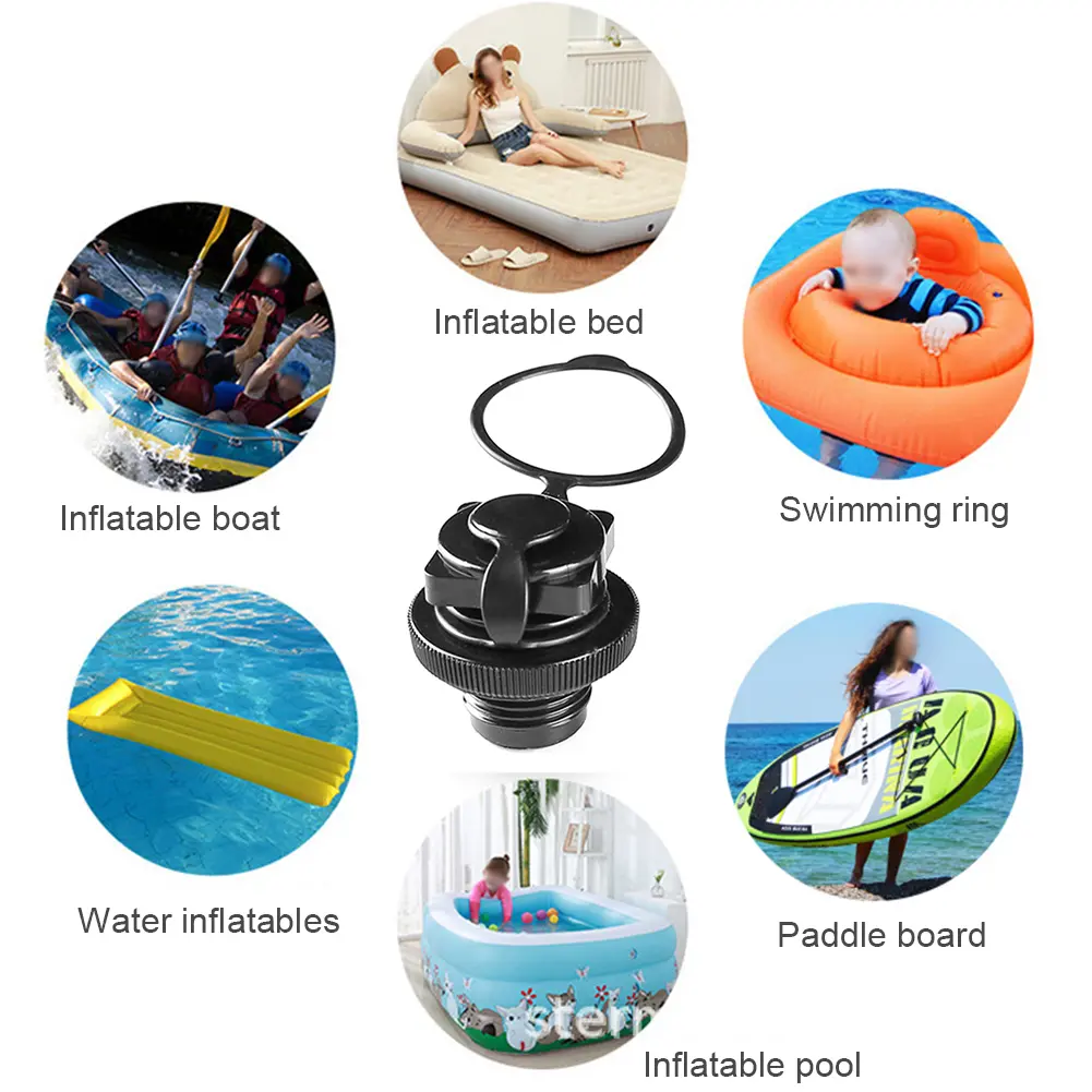 2 Pcs Mattress Airbed Air Valve Air Valve Nozzle Cap Inflatable Boat Spiral Air Plug Boston Valve Air Mattress Plug Replacement