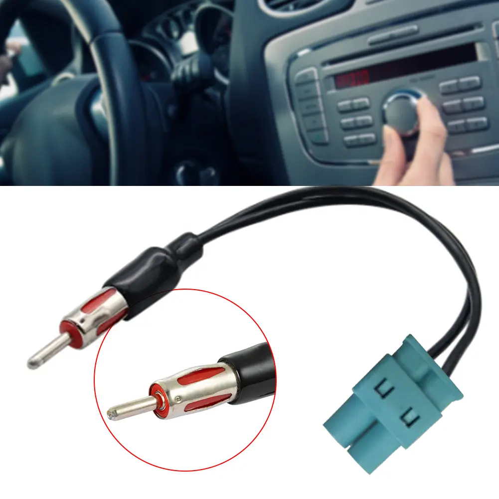 Car Radio Audio Cable Adaptor Antenna Radio Adaptor Antenna Dual Fakra - Din Aerial Antenna Adaptor for VW RNS510 RCD510 Jetta