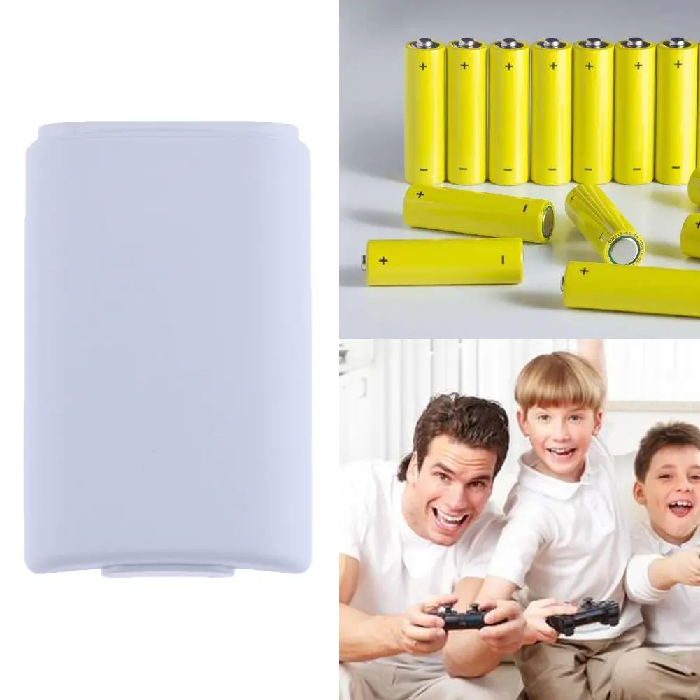 1-10pcs Plastic Battery Back Pack Case with Sticker Wireless Controller Battery Cover Game Accessories Replacement for Xbox 360