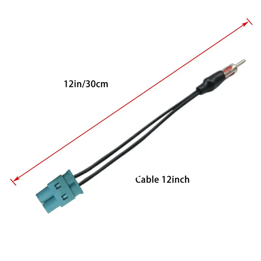 Car Radio Audio Cable Adaptor Antenna Car Audio Cable Adaptor Antenna Double Fakra - Din Male Aerial for VW RNS510 RCD510 Jetta
