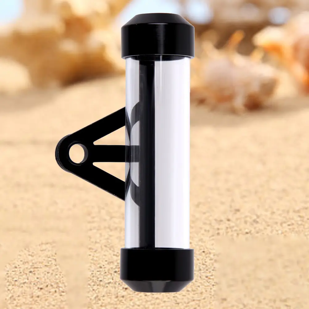 Motorcycle Tube Tax Disc Holder Universal Motorbike Tube Tax Disc Cylindrical Holder Waterproof Detachable with Screwdriver