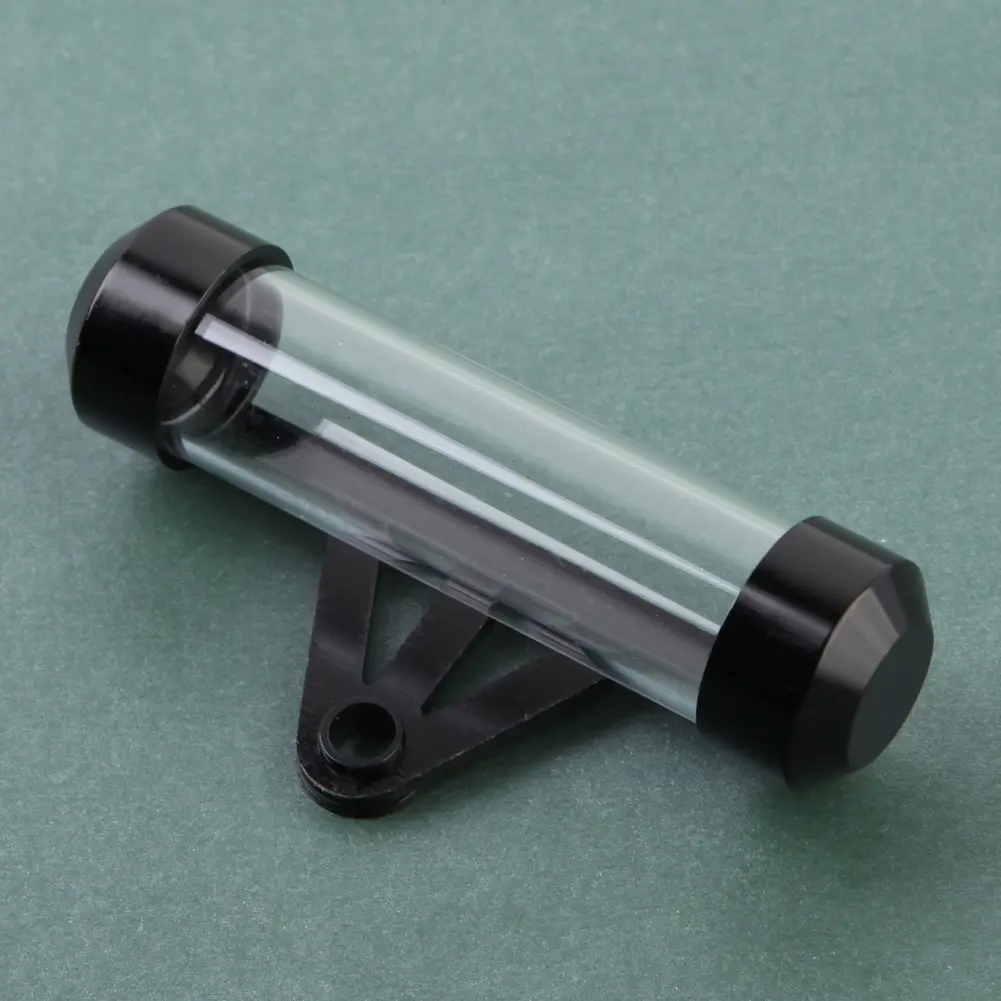 Motorcycle Tube Tax Disc Holder Universal Motorbike Tube Tax Disc Cylindrical Holder Waterproof Detachable with Screwdriver