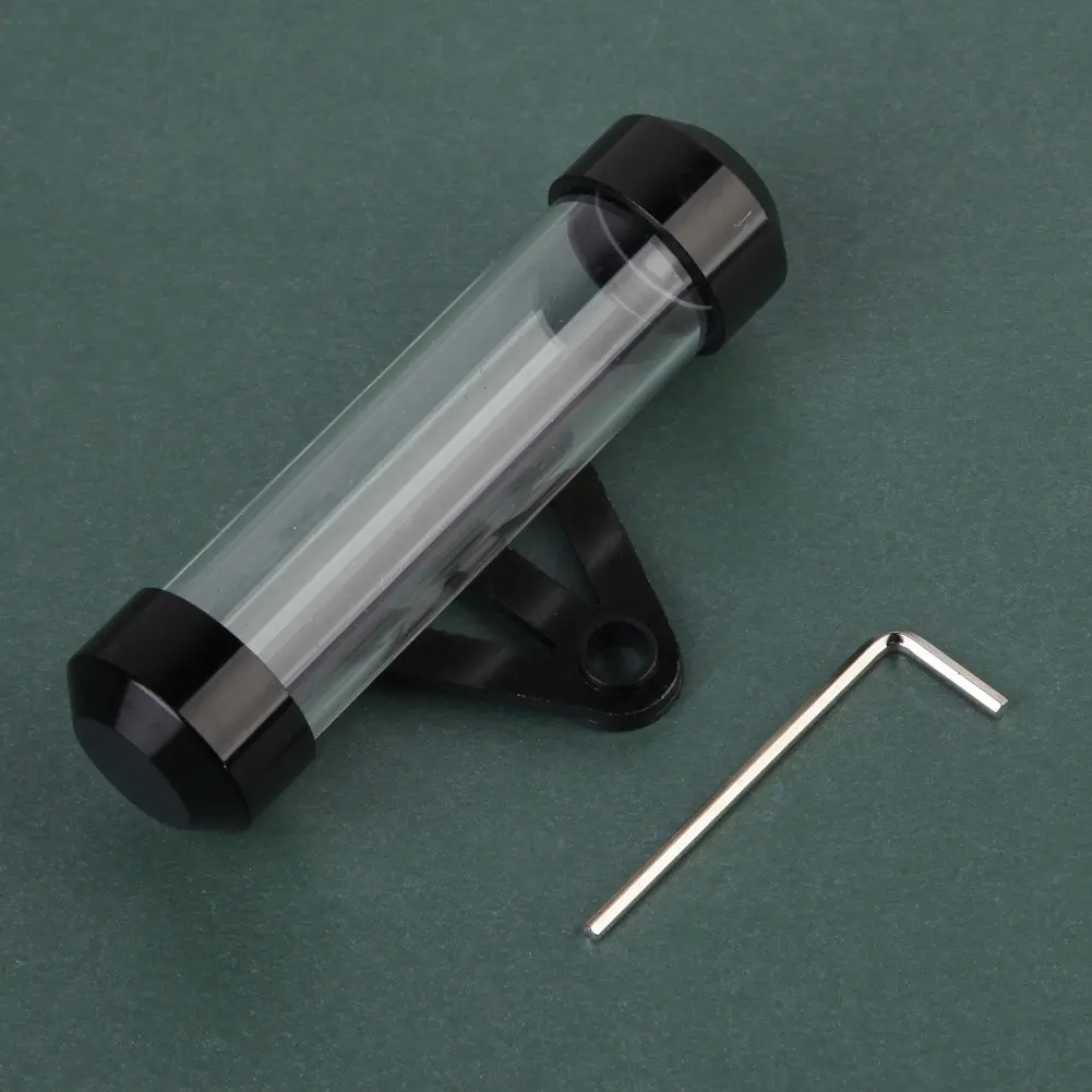 Motorcycle Tube Tax Disc Holder Universal Motorbike Tube Tax Disc Cylindrical Holder Waterproof Detachable with Screwdriver