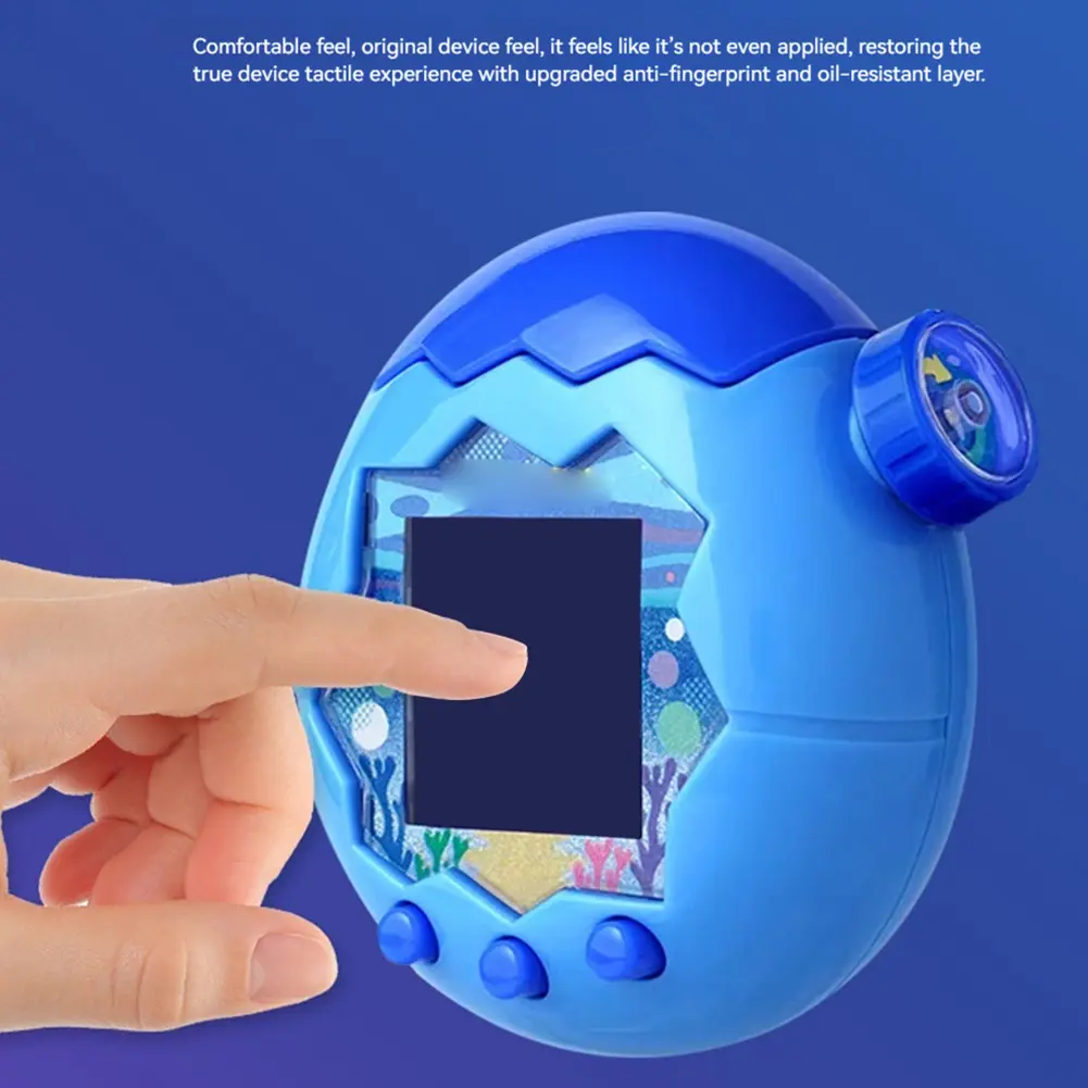 Clear TPU Soft Film Scratch-Resistant Soft Screen Protector Ultra-Thin Game Console Film Compatible with Tamagotchi Paradise