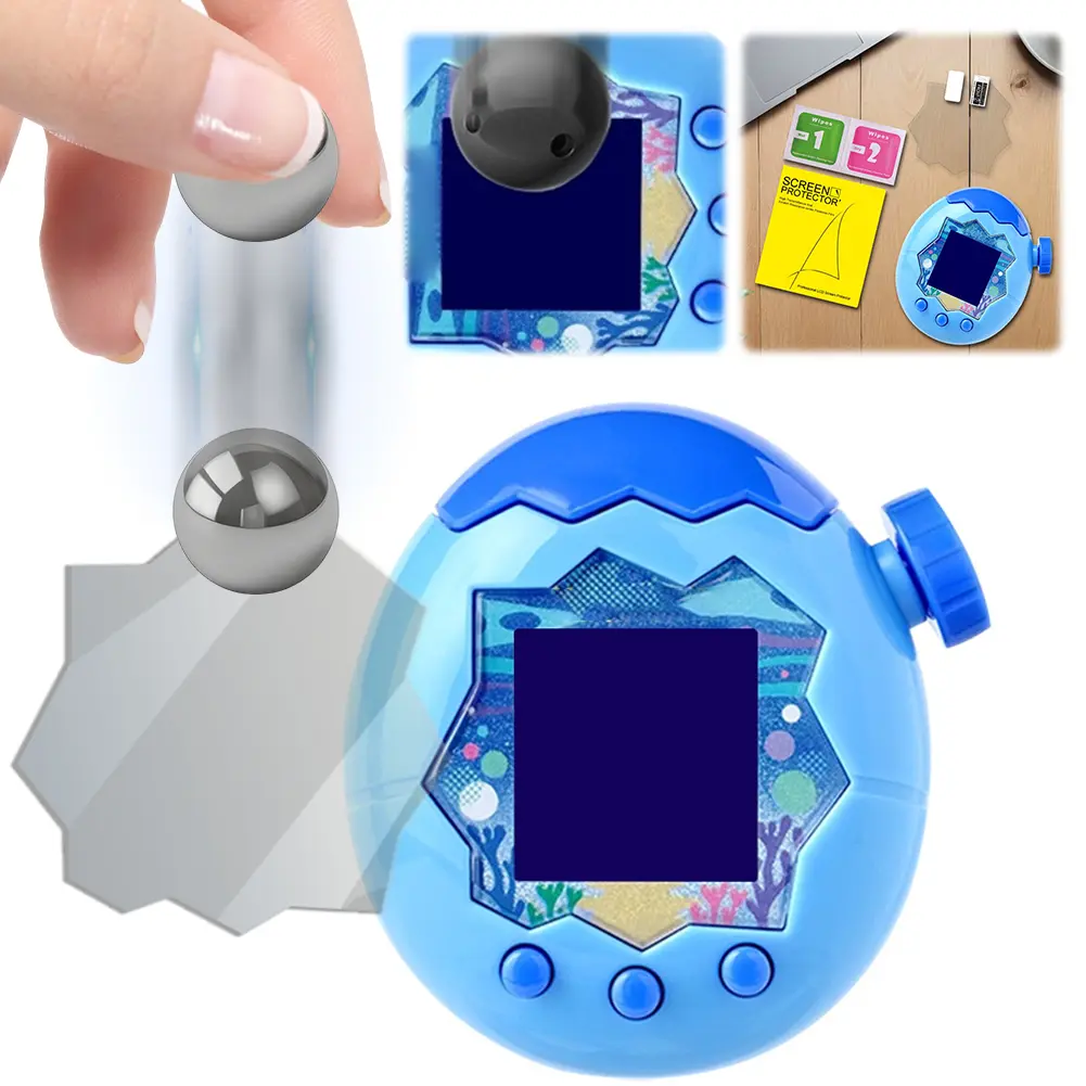 Clear TPU Soft Film Scratch-Resistant Soft Screen Protector Ultra-Thin Game Console Film Compatible with Tamagotchi Paradise