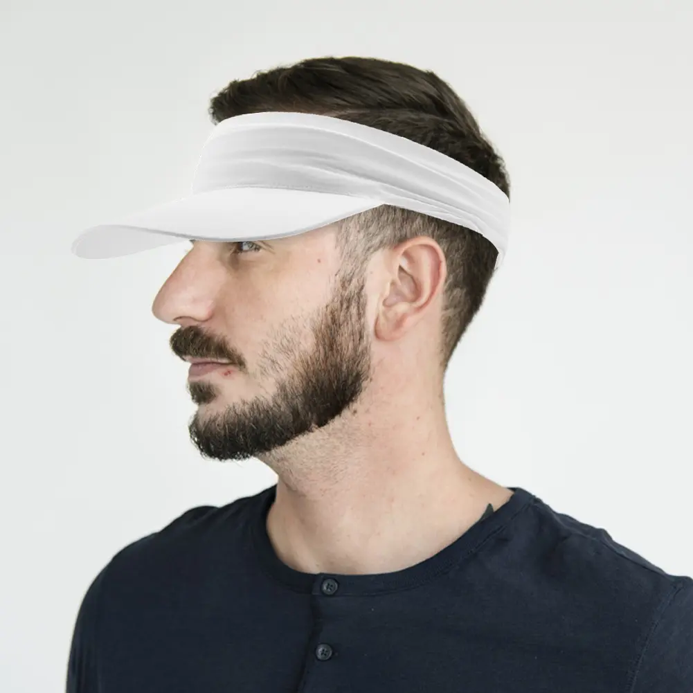 Sun Visor Hat Breathable Summer Sport Hat Anti-UV Outdoor Sports Hat Quickly Dry Cool Sun Cap for Tennis Running
