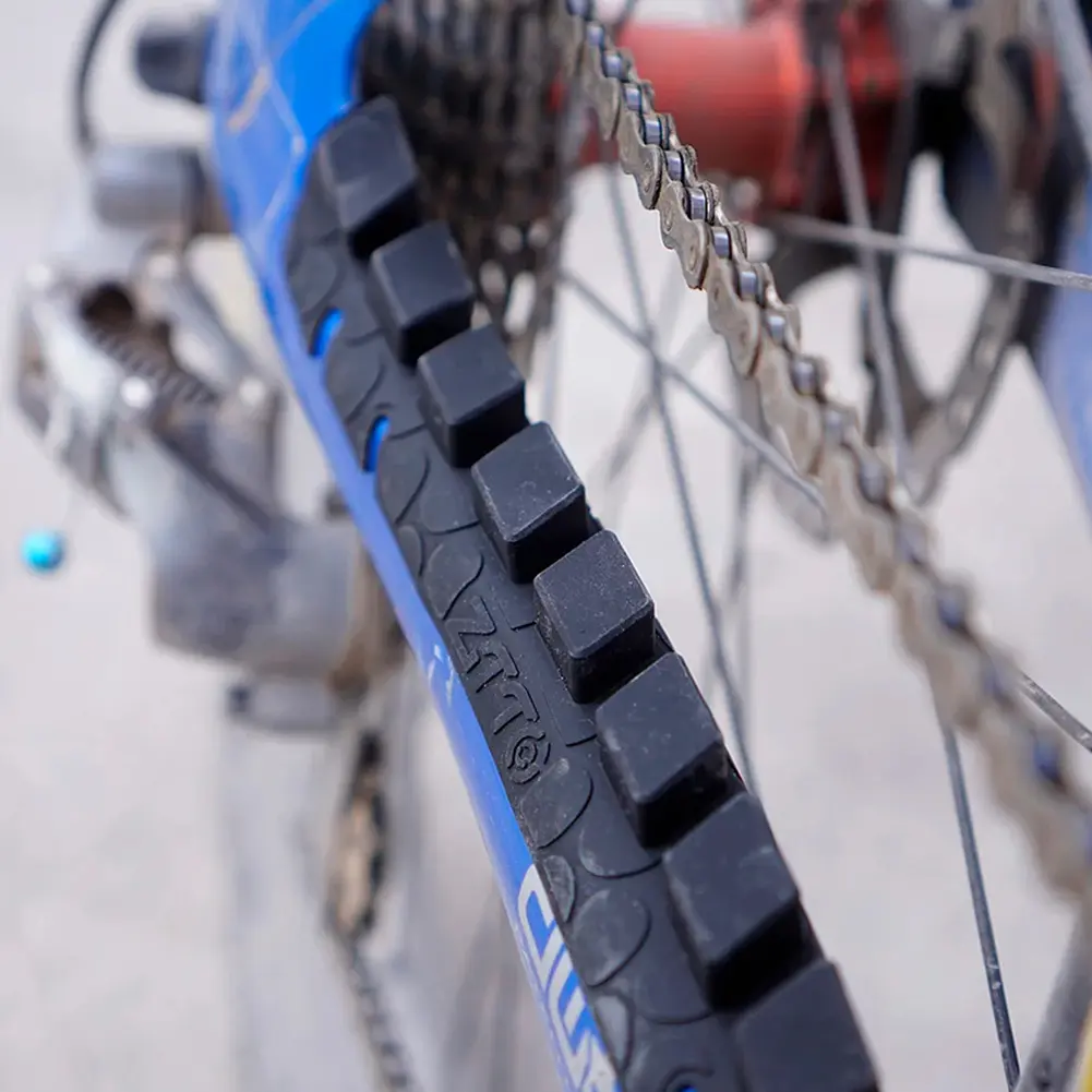 3D Silicone Bicycle Chainstay Protector Pad Chain Stay Frame Guard Chain Protection Sticker for Road Mountain Bike