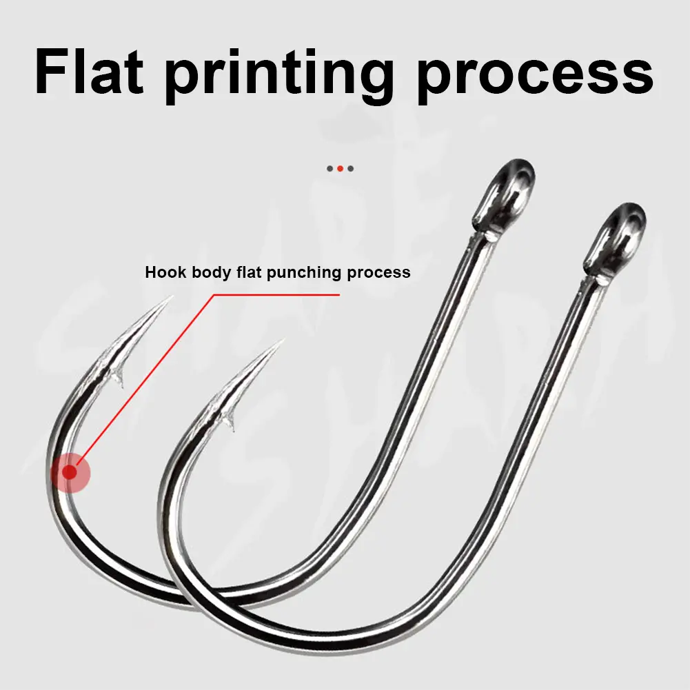 220Pcs Fishing Hooks Set High Carbon Steel Barbed FishHooks Carp Fishhook for Freshwater Saltwater Fishing Accessories