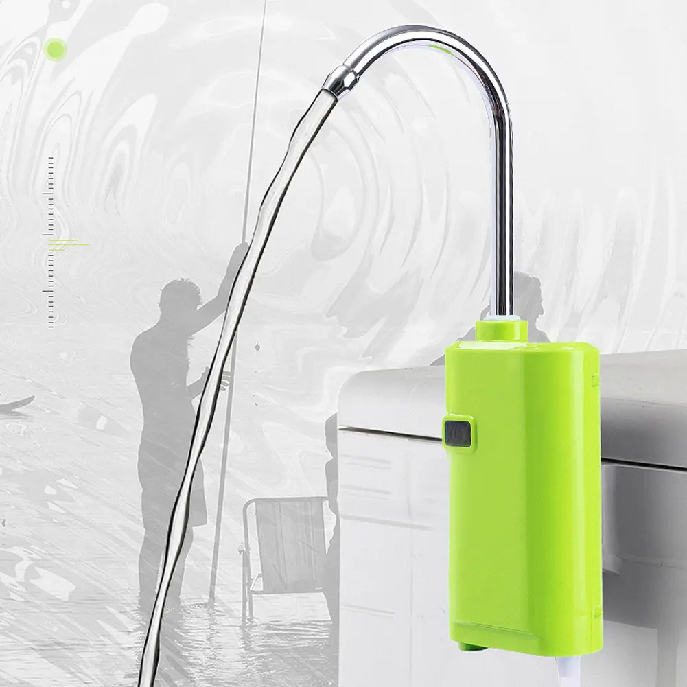 Fishing Oxygen Water Pump Portable Fishing Submersible Pump Smart Intelligent Sensor 6L/min LED Light Outdoor Fishing Equipment