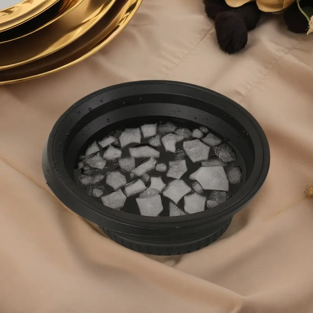 Collapsible Wash Basin Space Saving Folding Bowl Low/High Temperature Resistant Portable Skincare Basin for Home Travel