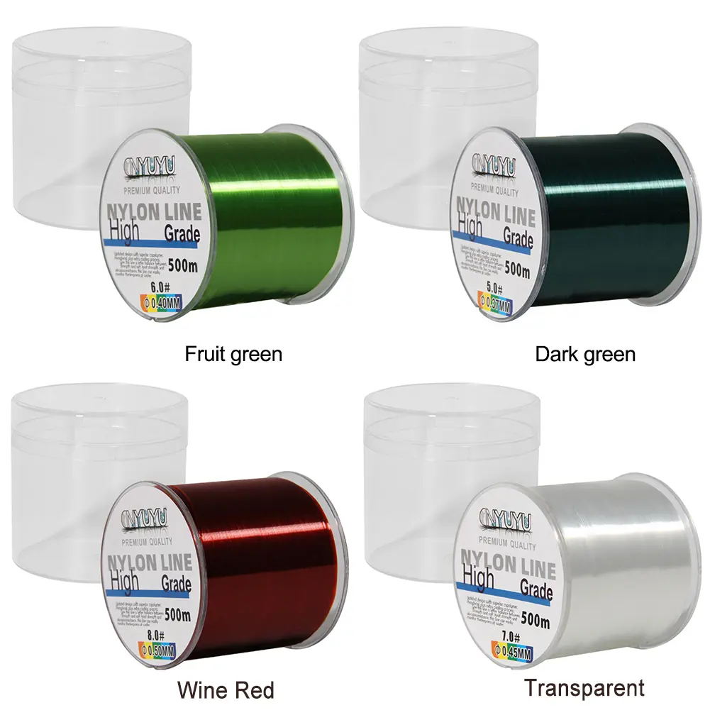 500M Super Strong Fishing Line Smaller Diameter 18-90LB Braided Fishing Line Nylon Line for Saltwater and Freshwater
