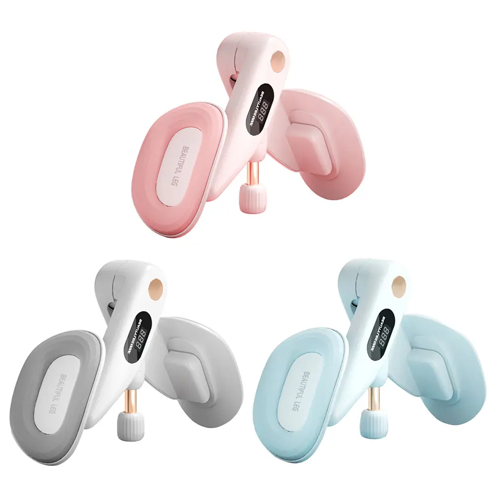 LED Kegel Exerciser Adjustable Thigh Trainer Tool USB-C Rechargeable Thigh Muscle Strengthen Device Convenient Fitness Equipment