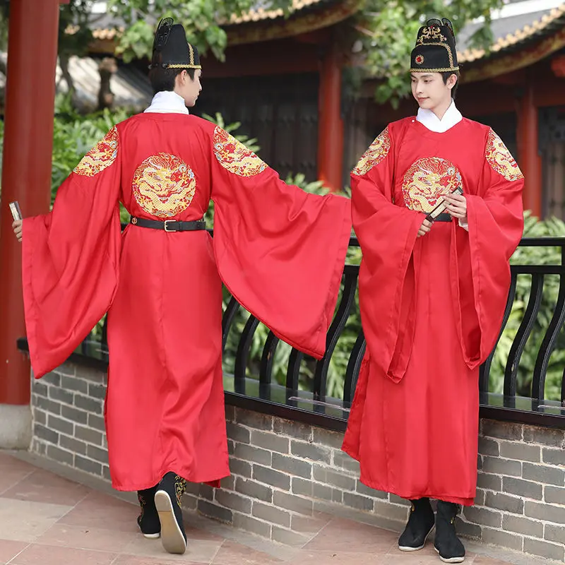 Adult ancient costumes,imperial dragon robes,prince's robes, ancient Hanfu, Ming Dynasty stage costumes and performance costumes
