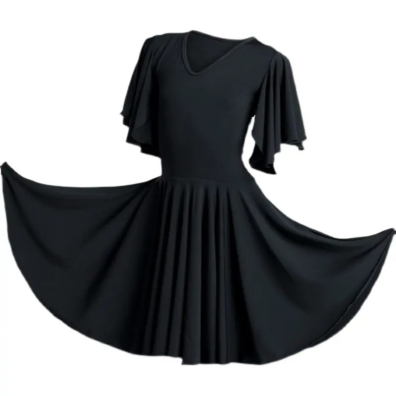 Children's Latin dance competition dress standard girl high-end dance art exam rules practice skirt summer