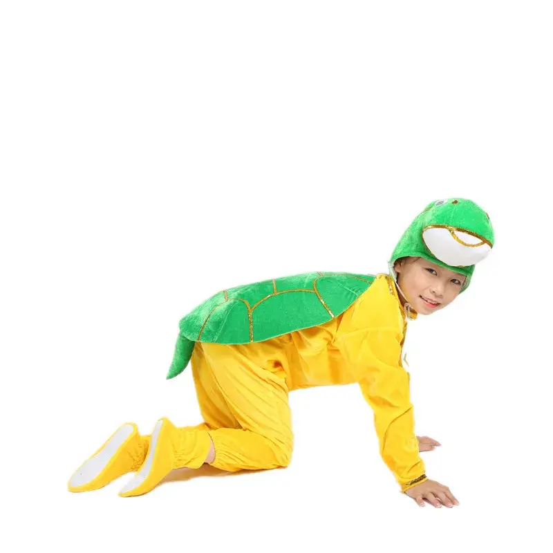 Halloween Children's Cartoon Animal Turtle and Rabbit Performance Clothing Children's Day Party Cosplay Stage Costumes