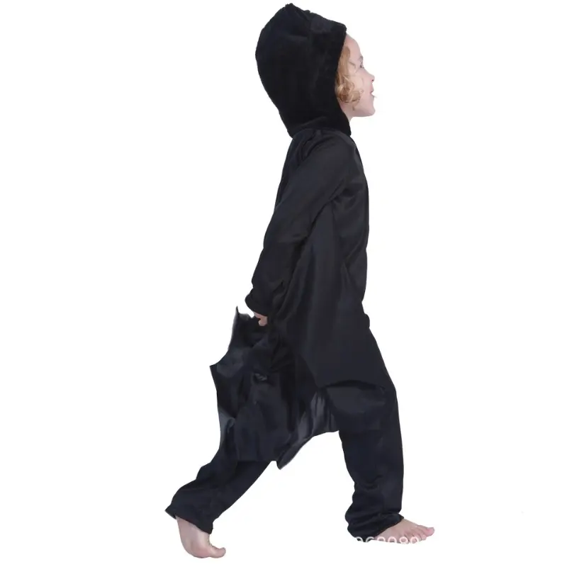 Halloween children's costumes, bat hats, party costumes, one-piece suits, cosplay children's stage performance costumes