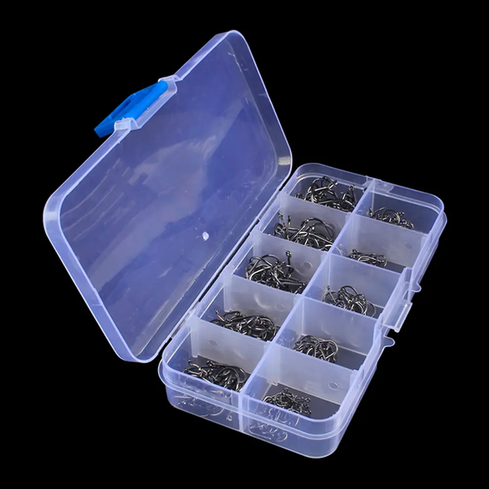600pcs/1000pcs Rock Fishing Hooks Set High Carbon Steel Sharp Barbed Fishhooks Rock Fishing Gear Tackle Supplies