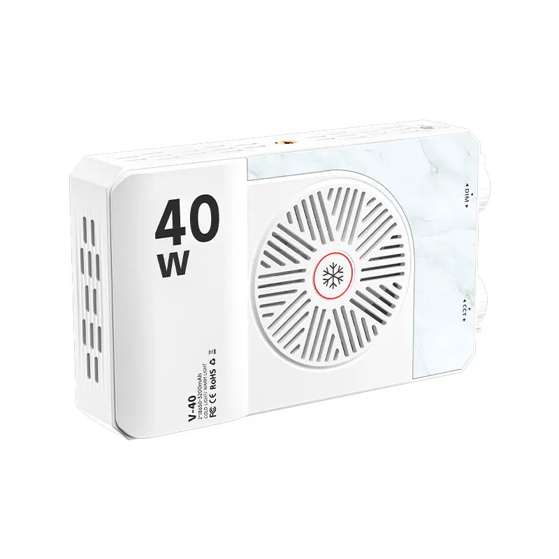 40W LED Camera Light 4400mAh Rechargeable RGB Video Light Handheld Fill Light Photography Lighting for Photography