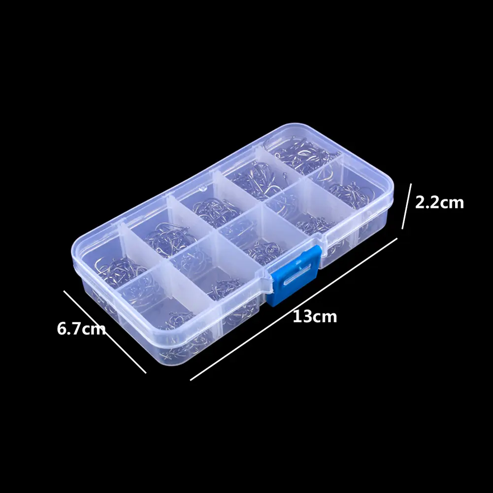 600pcs/1000pcs Rock Fishing Hooks Set High Carbon Steel Sharp Barbed Fishhooks Rock Fishing Gear Tackle Supplies