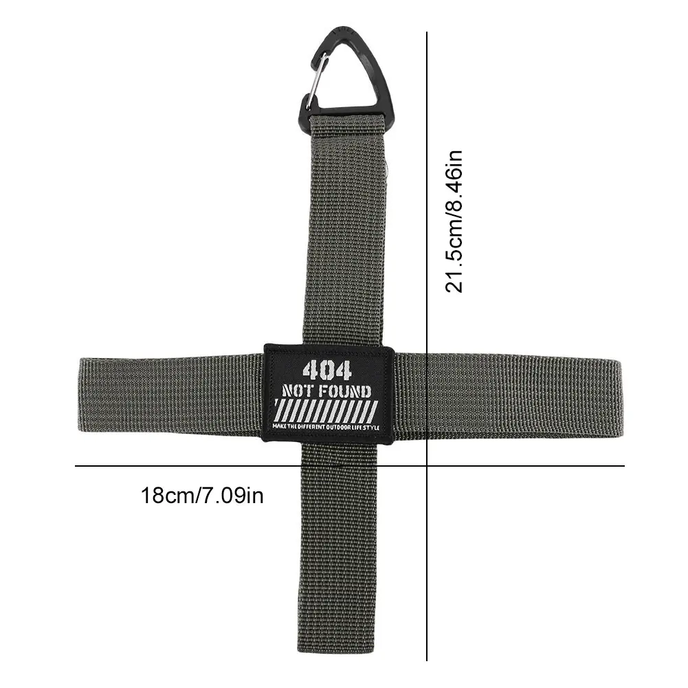 Outdoor Camping Tableware Storage Strap Nylon Camping Tableware Strapping Strap for Diameter Under 12cm Snow Bowl Tableware