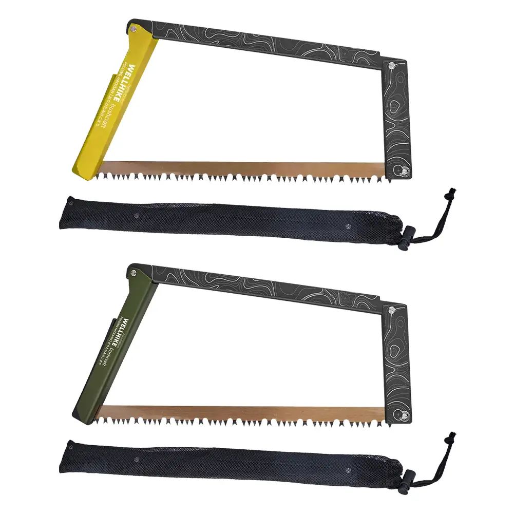 Folding Saw with Storage Bag Cutting Tree Hand Saw Aluminum Alloy Multifunctional Handsaw for Wood Branches