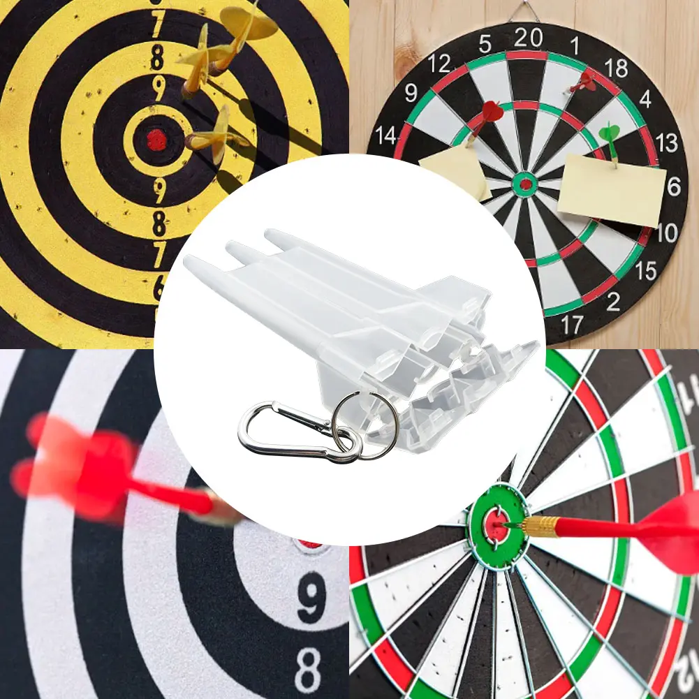 Dart Box with Lock Buckle Integrated Dart Box Plastic Universal Dart Box Transparent Dart Box Dart Accessories