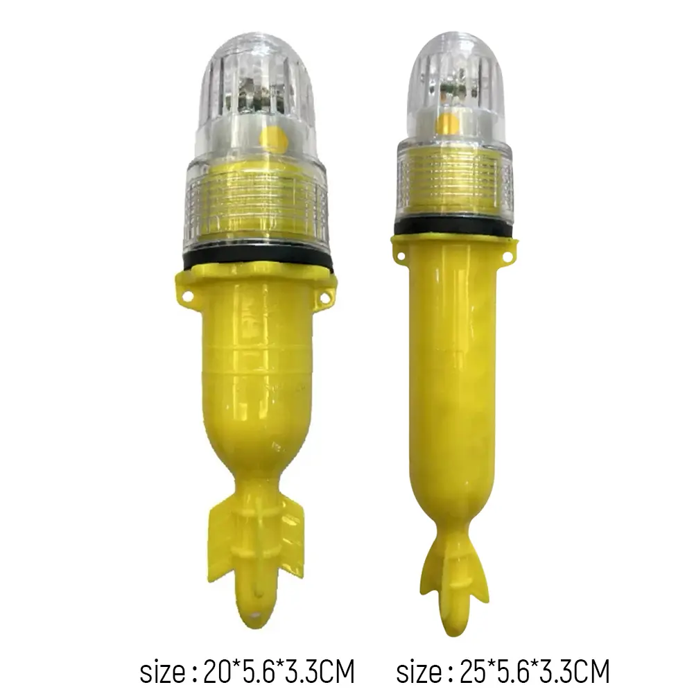 LED Waterproof Fishing Net Lights Bobber Fishing Float Boat Night Fishing Lamp