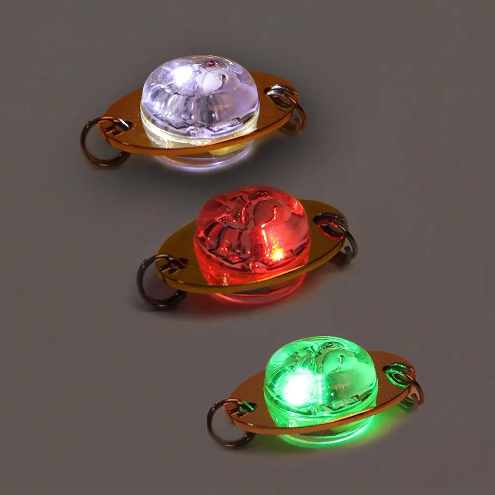 Underwater Fishing Light LED Fishing Lures Eye Shape Flashing Light Bait Fishing Lure Trap Light for Attracting Fish