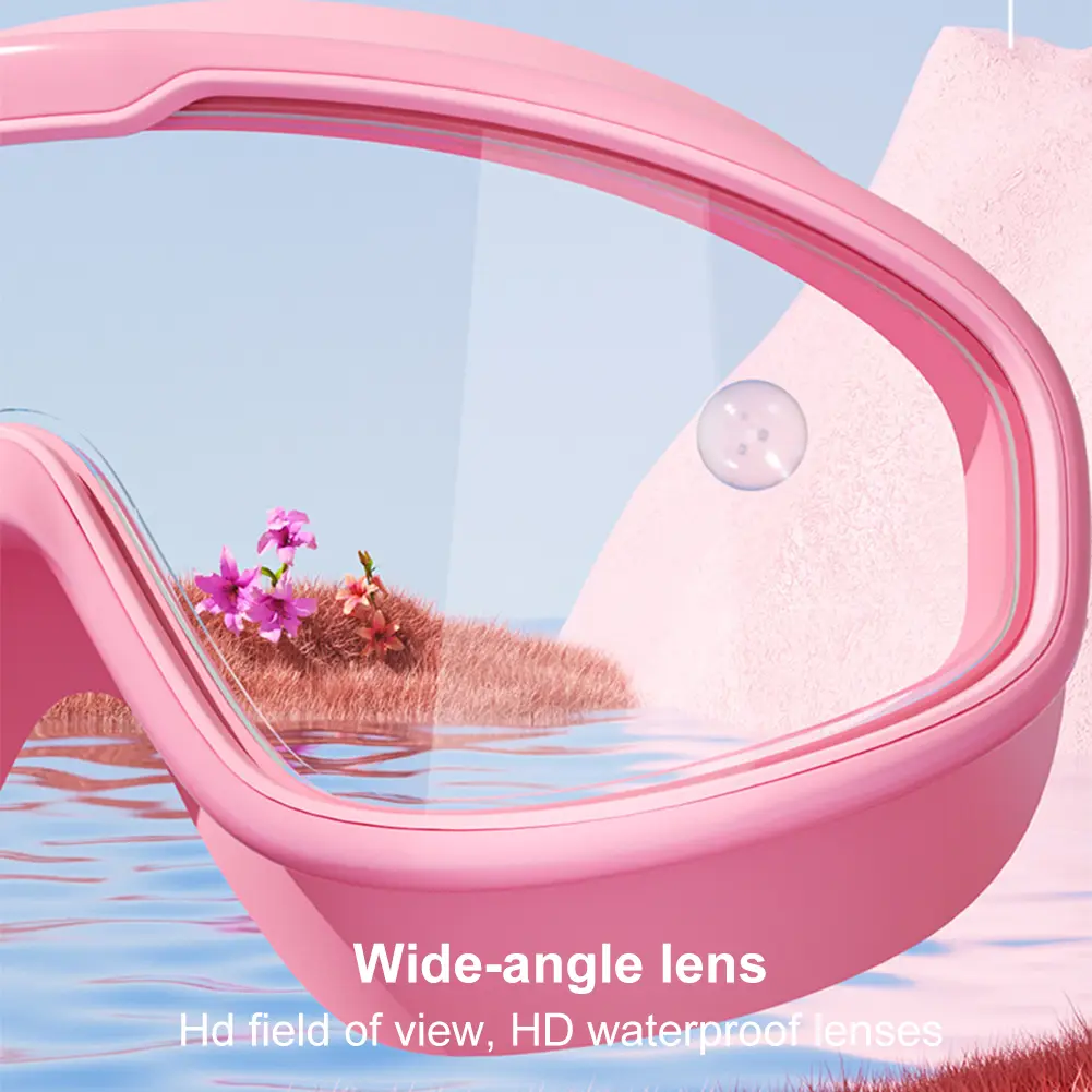 Swimming Goggles Anti-Fog Professional HD Swim Glasses Adjustable Wide View Swim Goggles Swimming Accessories