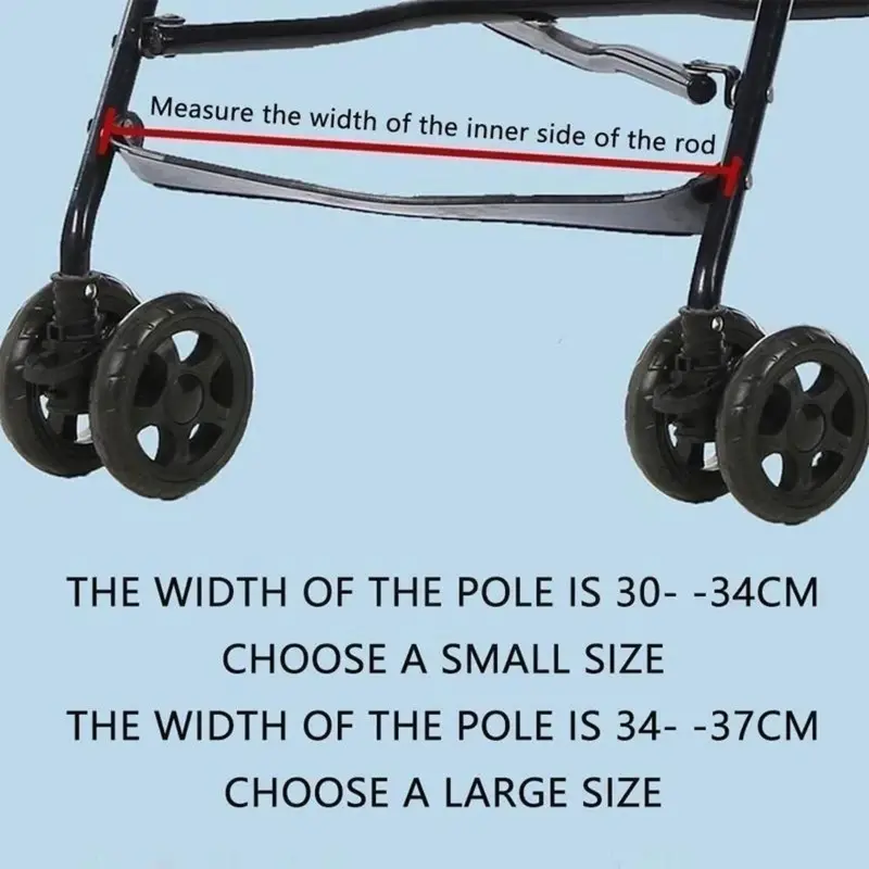Baby Stroller Non-slip Footpad Pedal Stroller Accessories Anti-skid Footrest Pushchair Compact Lightweight Black Baby Footpad