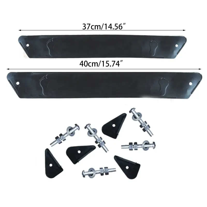 Baby Stroller Non-slip Footpad Pedal Stroller Accessories Anti-skid Footrest Pushchair Compact Lightweight Black Baby Footpad