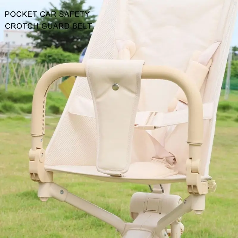 M76C Comfortable PU Leather Crotch Band Skin Friendly Diapering Accessory Infant Dryness Protections Upgrades for Strollers