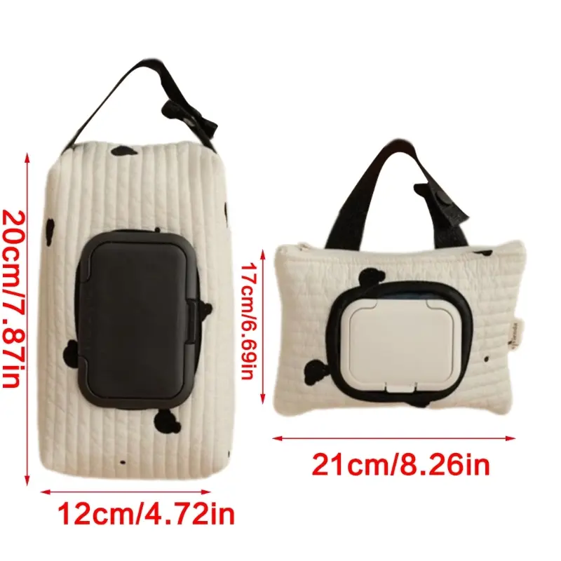 Portable Wet Wipes Case Pram Bag Extraction Flip Tissue Boxes Baby Stroller Accessories Towel Cover Newborn Hanging Bag for Cart