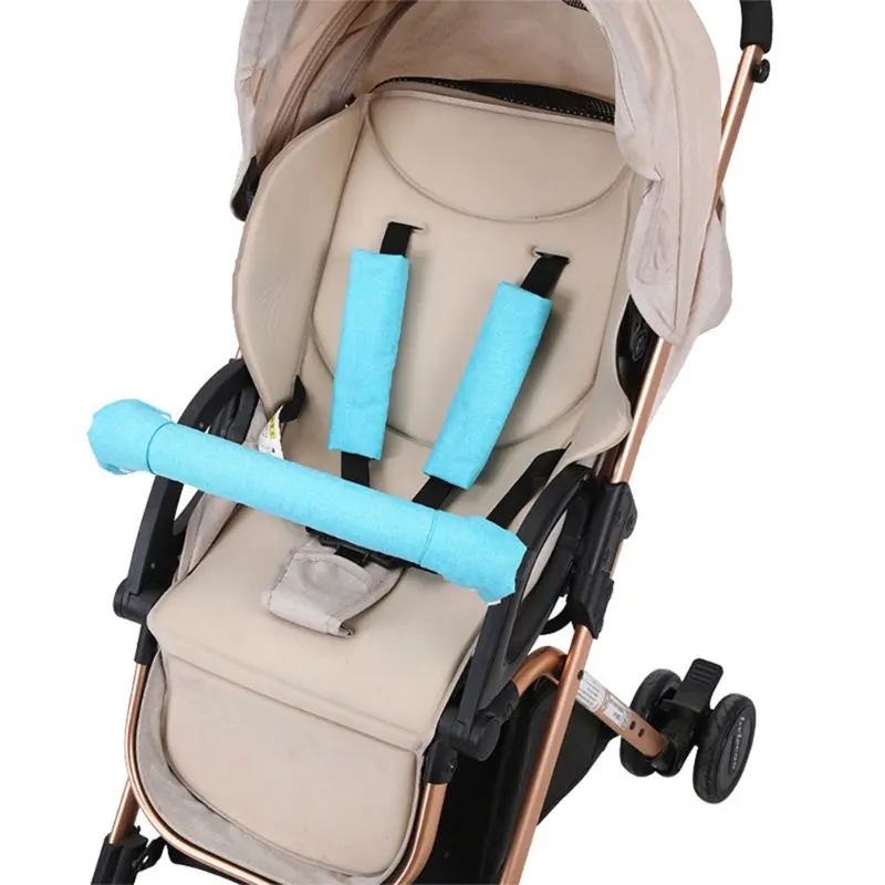 Baby Stroller Armrest Sleeve Cover Protector Stroller Handlebar Sleeve Cover Universal Stroller Seat Belt Shoulder Cover