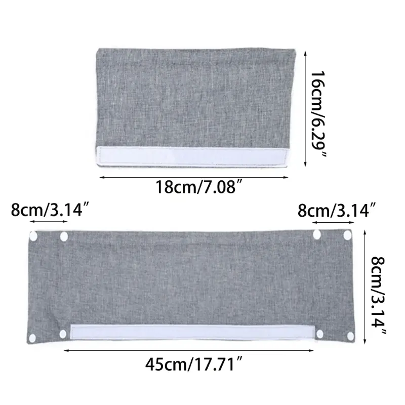 Baby Stroller Armrest Sleeve Cover Protector Stroller Handlebar Sleeve Cover Universal Stroller Seat Belt Shoulder Cover