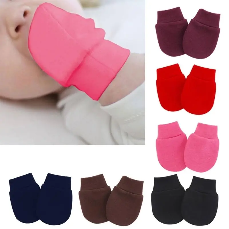 M76C 3 Pair/lot New Born Baby Glove for Anti Scratching for Protection Face Infant Mi