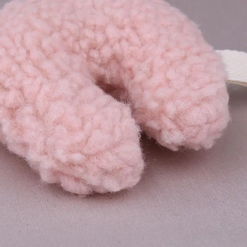 M76C Soft Plush Moon Soother Teether Holder Chain Dummy Nipple Clip Holder Chain
