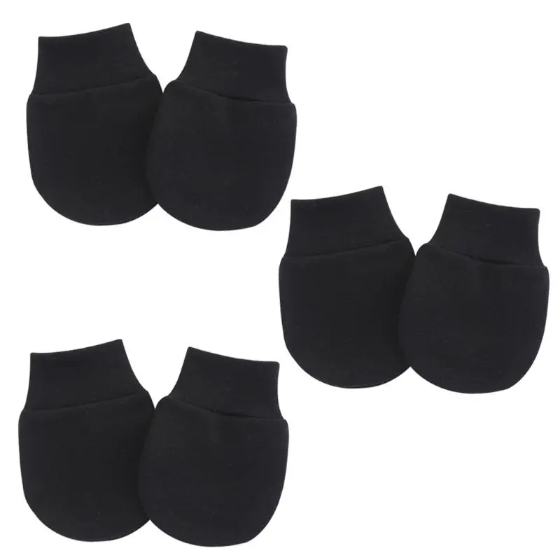 M76C 3 Pair/lot New Born Baby Glove for Anti Scratching for Protection Face Infant Mi