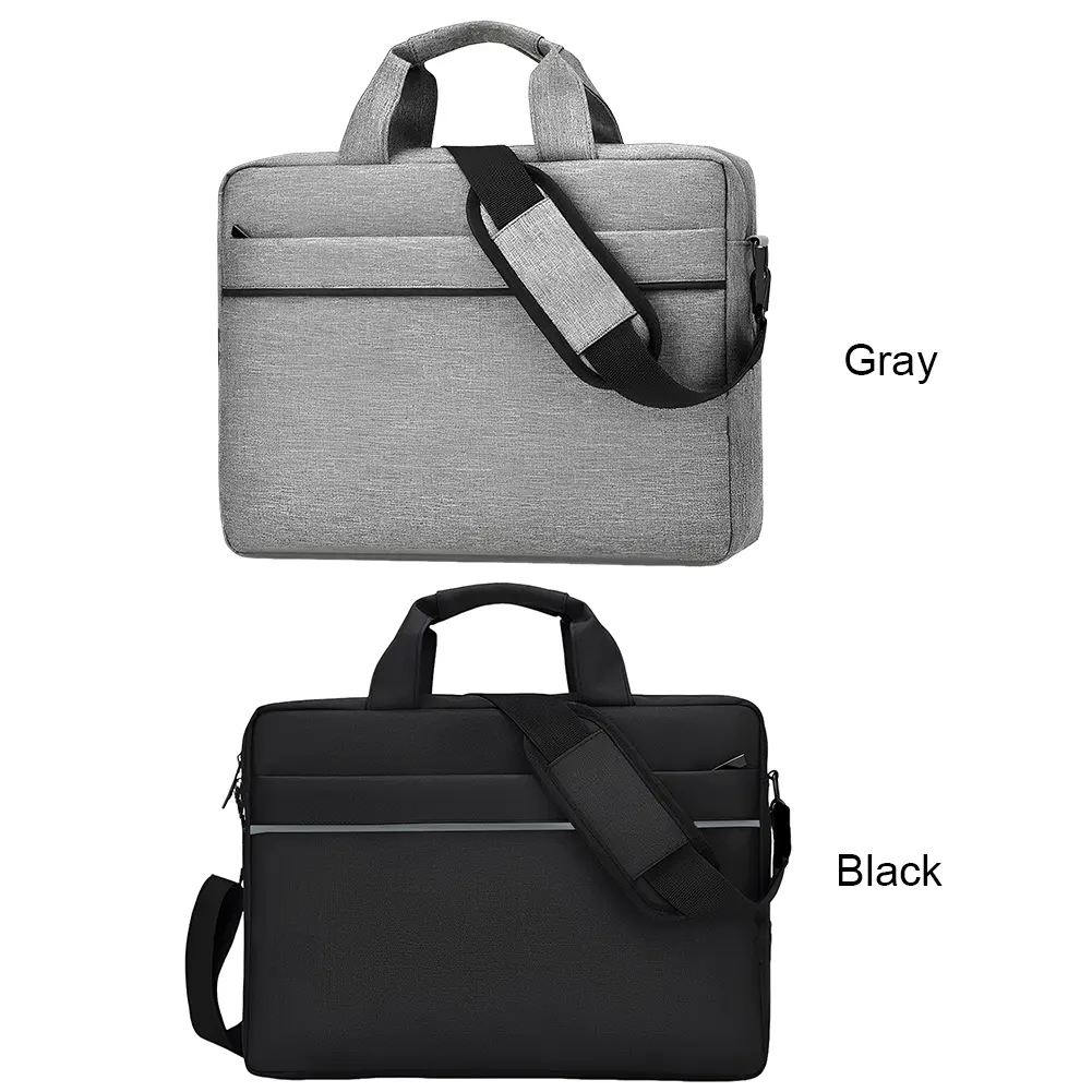Laptop Carrying Case Shockproof Laptop Crossbody Bag Waterproof Tablet Sleeve Case 3 Compartments Laptop Protective Bag