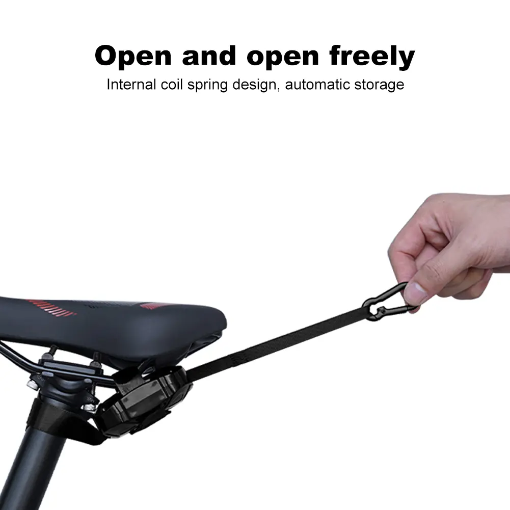 Retractable Bicycle Tow Rope Mountain Bike Parent-Child Pull Rope Portable Bike Towing Strap for Children MTB Bike