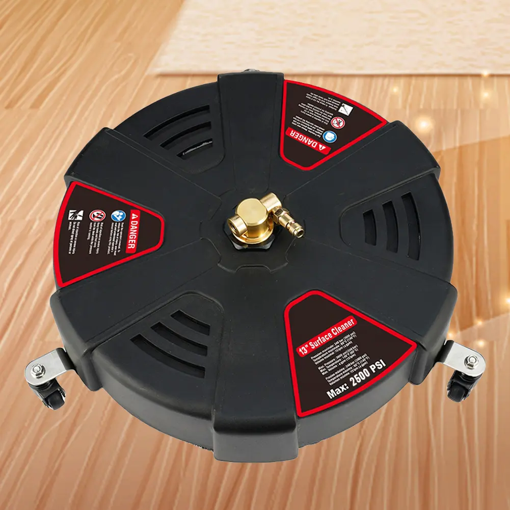 Pressure Washer 1/4 Quick Connector Patio Cleaner with Extension Wand Powerful Pressure Washer Replacement Nozzles with 3 Wheel