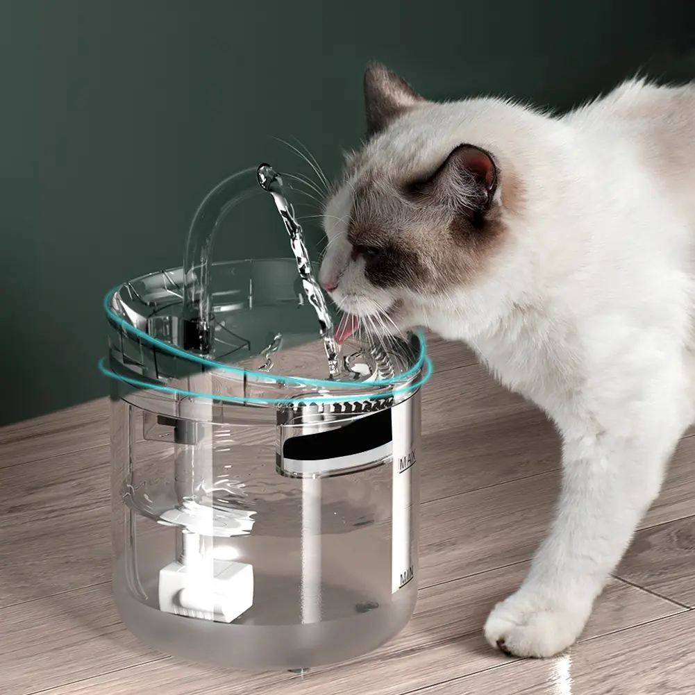 Cat Water Fountain Replacement Filter Upgrade Cat Fountain Filter Water Pump Cleaning Tool Cat Fountain Accessories for Cats