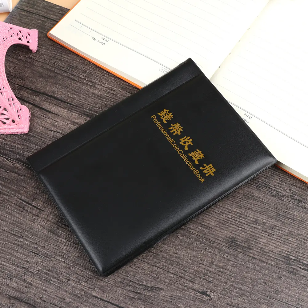 10 Pages 60 Pockets Coin Holders Collecting Album Storage Coin Collection Book Mini Currency Folder Holder Collecting