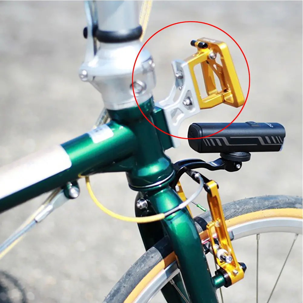 Pig Nose Light Converter Raised For DAHON Folding Bike Aluminium Alloy Bicycle Bag Holder Adapter D7 D5 P8 P18 Model