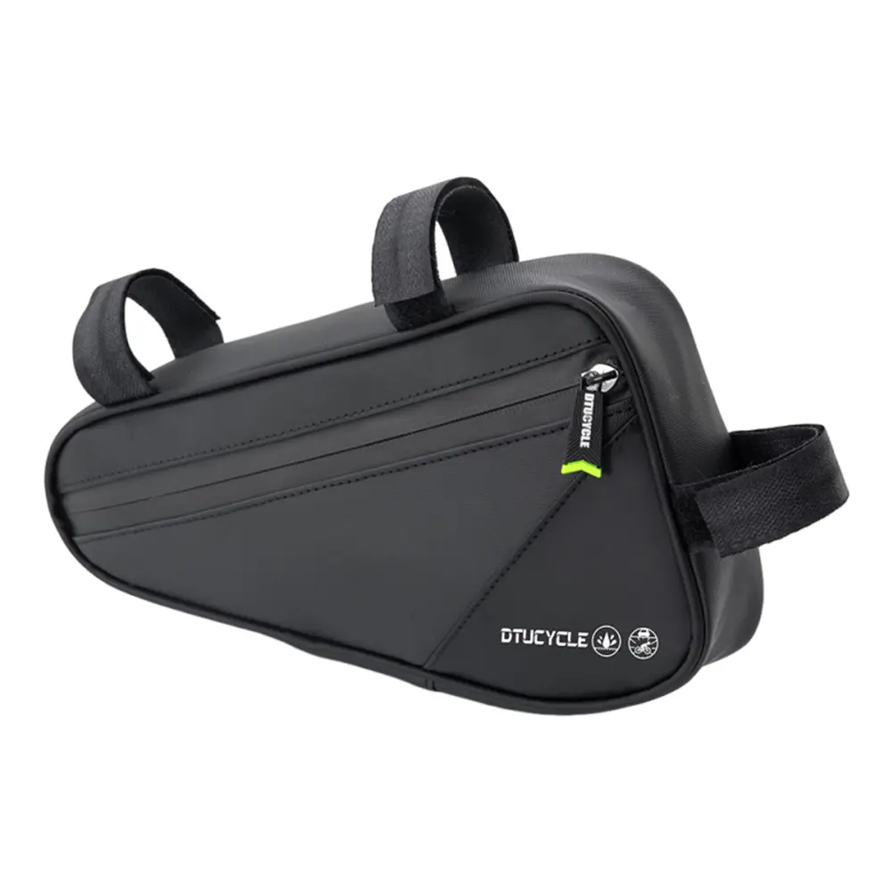 1L EVA Bicycle Under Top Tube Bag Protective Bike Triangle Frame Bag Portable Bicycle Storage Pouch for Outdoor Riding