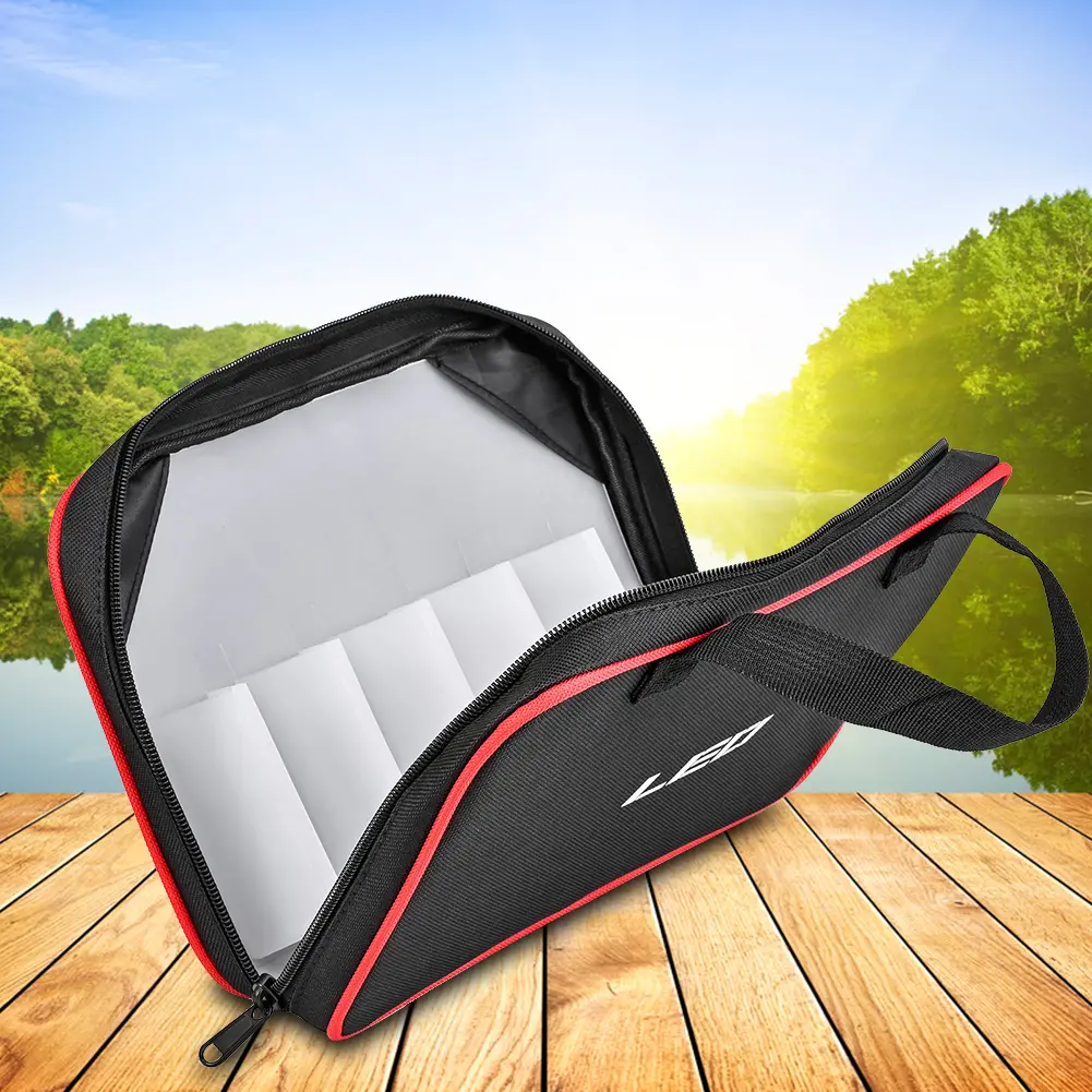 Fishing Lure Organizer Portable Storage Lure Case Holder Waterproof with Zipper Lightweight Fishing Enthusiast Supplies