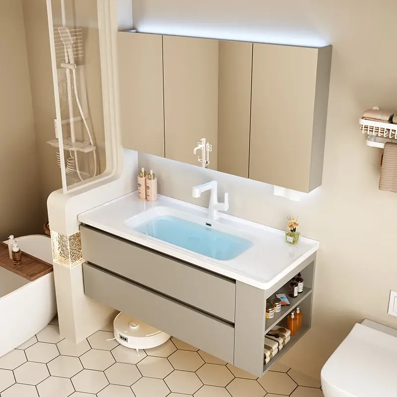 Organizer Storage Bathroom Cabinets Mirror Drawers Luxury Vanities Bathroom Cabinet Space Saver Armario De Banheiro Furniture
